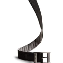 Belts*Ted Baker Pin Buckle Column Logo Belt in Black