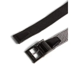 Belts*Ted Baker Pin Buckle Column Logo Belt in Black