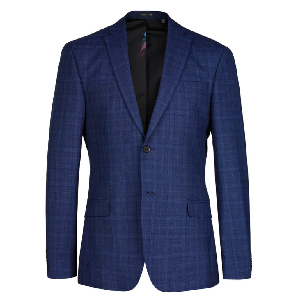 Coats And Jackets*Ted Baker Slim Fit Check Suit Jacket in Blue