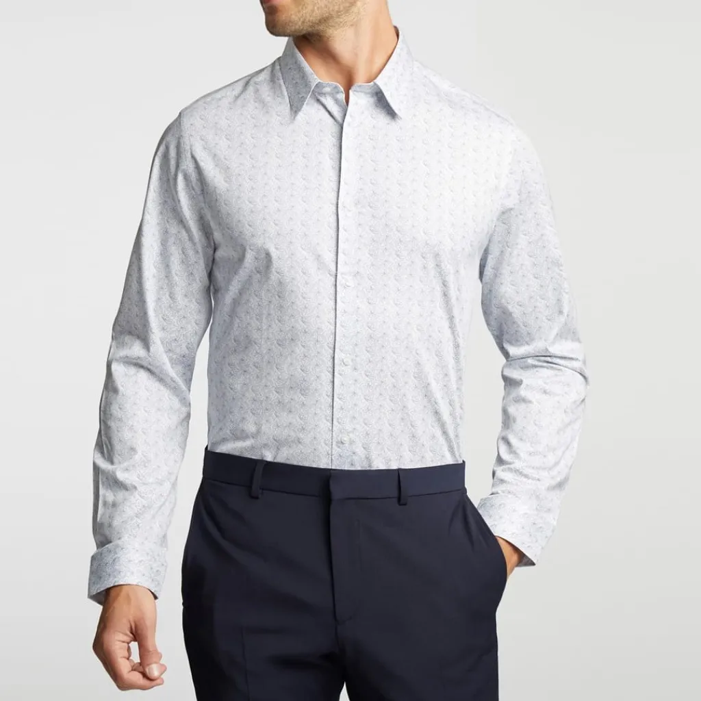 Shirts*Ted Baker Slim Fit Long Sleeve Shirt in Blue