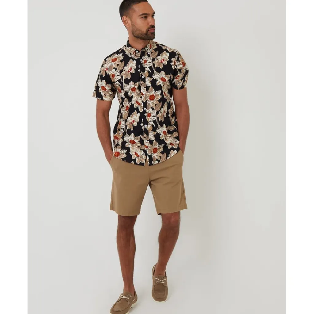 Shirts*Threadbare Bellis Shirt in Black