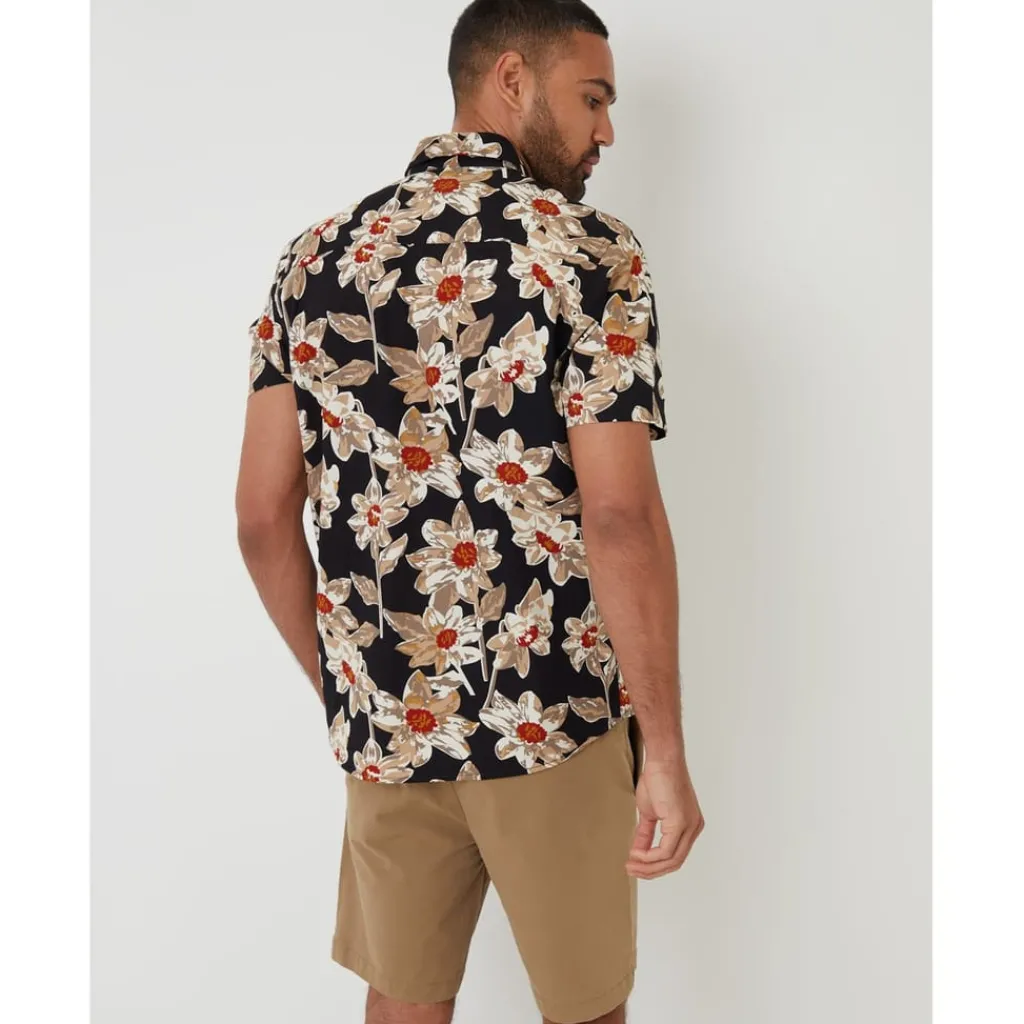 Shirts*Threadbare Bellis Shirt in Black