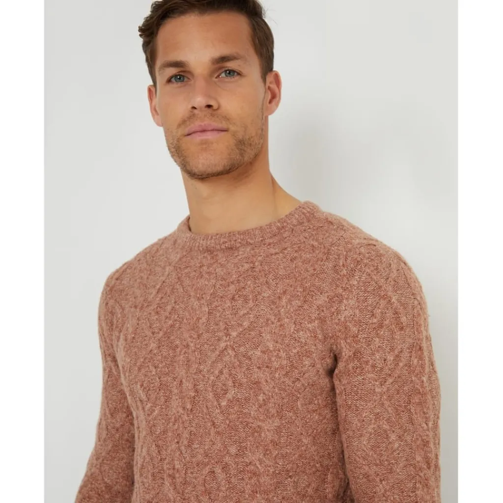 Knitwear*Threadbare Crew Neck Regular Fit Long Sleeve Sweater in Multi