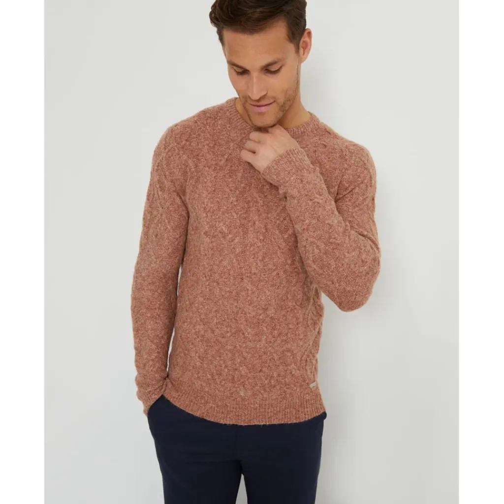 Knitwear*Threadbare Crew Neck Regular Fit Long Sleeve Sweater in Multi