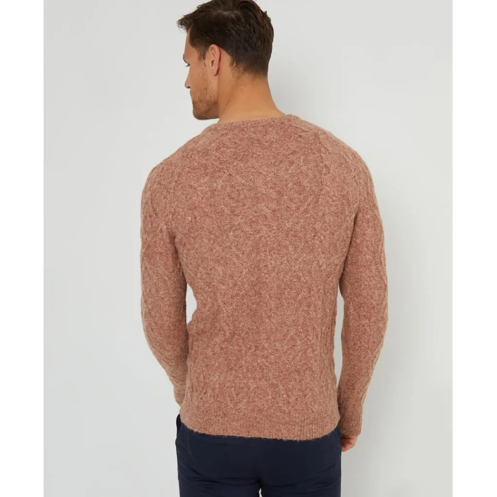 Knitwear*Threadbare Crew Neck Regular Fit Long Sleeve Sweater in Multi