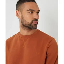 Knitwear*Threadbare Crew Satsuma in Orange