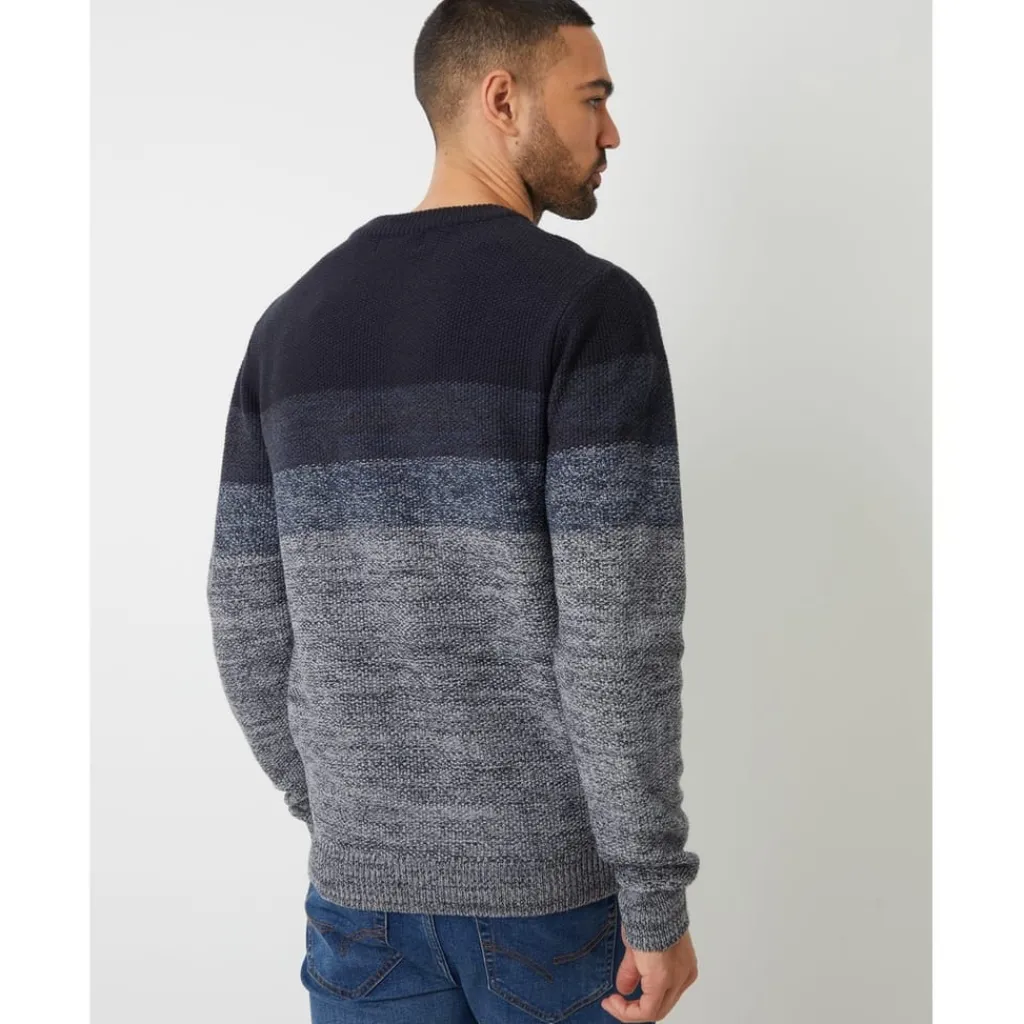 Knitwear*Threadbare Enfield Crew Neck Regular Fit Sweater in Blue