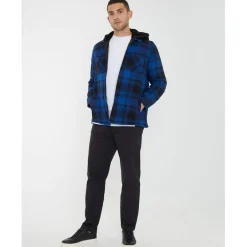 Shirts*Threadbare Hooded Regular Fit Sweatshirt in Blue