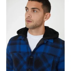 Shirts*Threadbare Hooded Regular Fit Sweatshirt in Blue