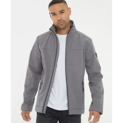 Coats And Jackets*Threadbare Jester High Neck Regular Fit Rain Jacket in Grey