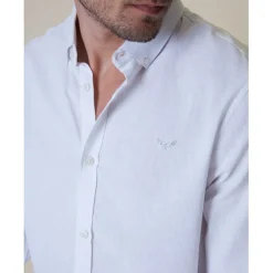 Shirts*Threadbare Ls Shrt Bale Sn54 in White