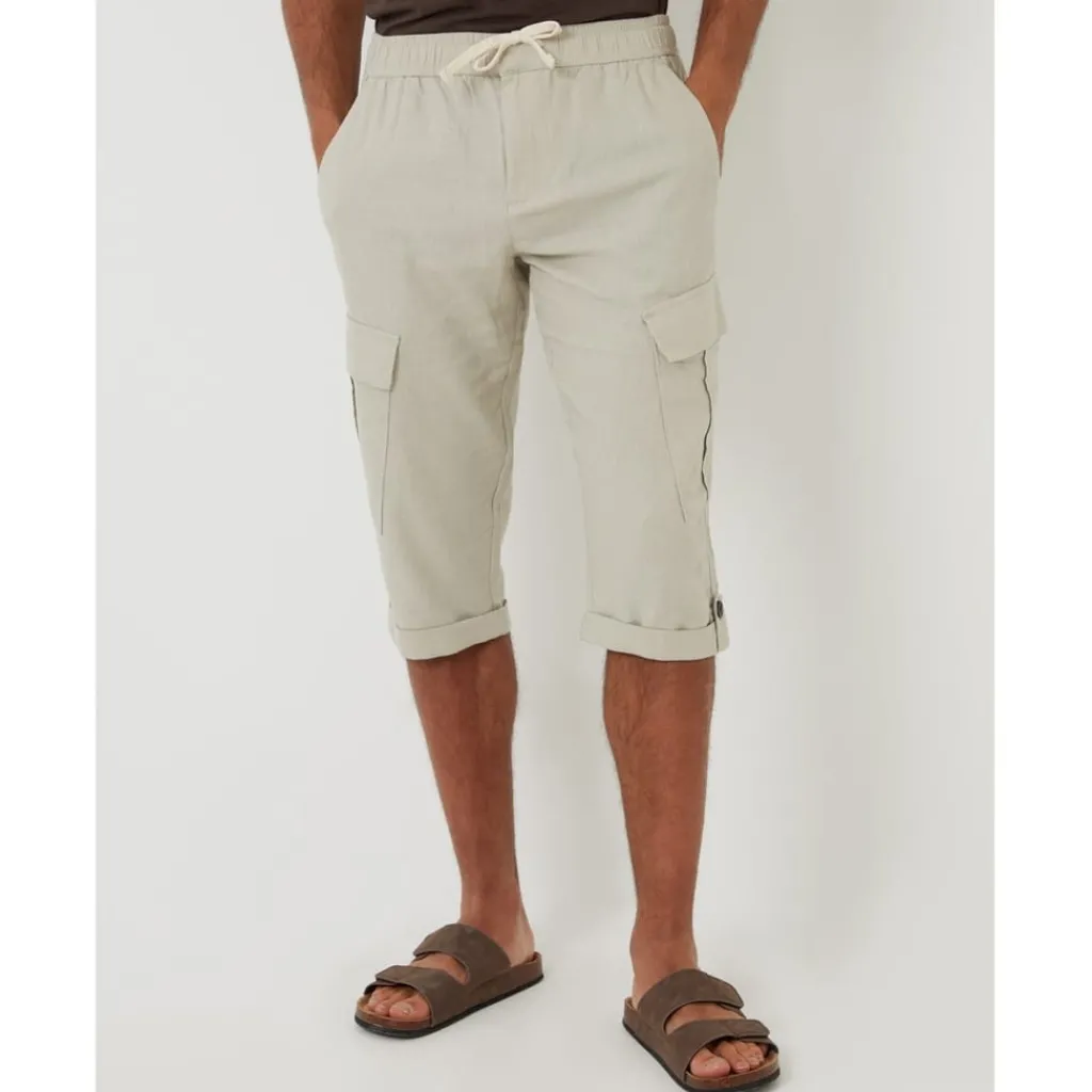 Trousers*Threadbare Memphis Linen in Neutral