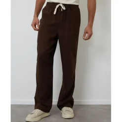 Trousers*Threadbare Mrcny Lin Trousersr in Brown