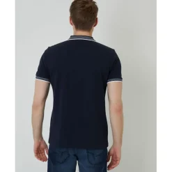 Polo Shirts*Threadbare Polo Honey Regular Fit Short Sleeve Shirt in Blue