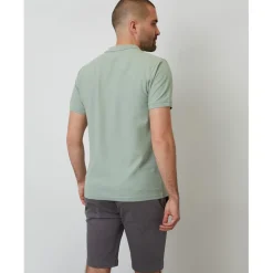 Polo Shirts*Threadbare Polo Malbork in Green