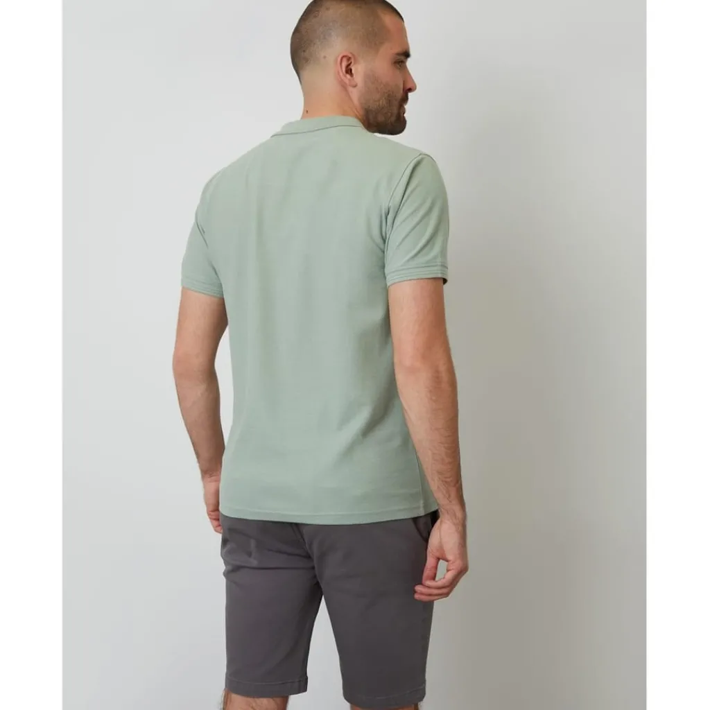 Polo Shirts*Threadbare Polo Malbork in Green