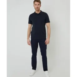 Polo Shirts*Threadbare Polo Regular Fit Short Sleeve Shirt in Blue