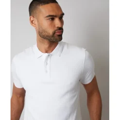 Polo Shirts*Threadbare Polo Rocco in White