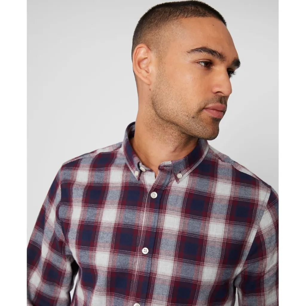 Shirts*Threadbare Regular Fit Long Sleeve Shirt in Black
