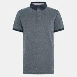 Polo Shirts*Threadbare Regular Fit Polo Short Sleeve Shirt in Blue