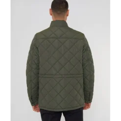 Shirts*Threadbare Shir Mock Neck Regular Fit Jacket in Green