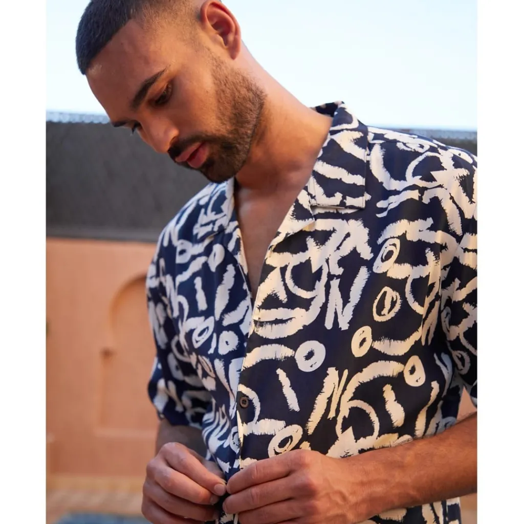 Shirts*Threadbare Shirt Langdale in Blue