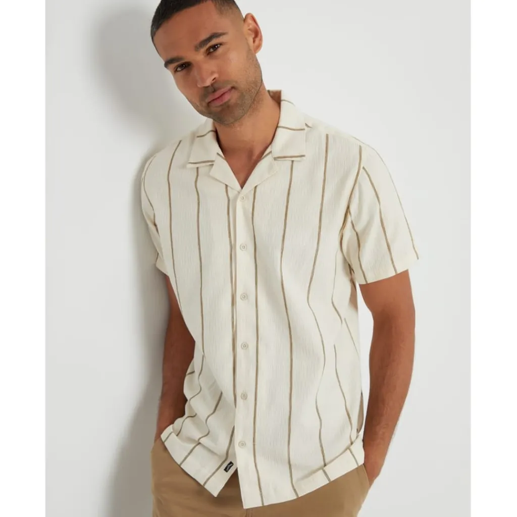 Shirts*Threadbare Shirt Lightwd in Neutral