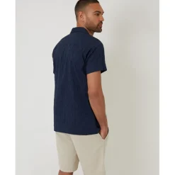 Shirts*Threadbare Sht Ss Acot in Blue