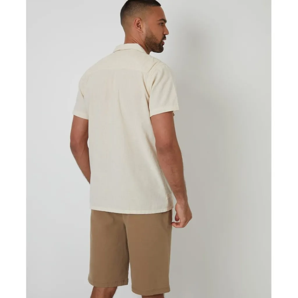 Shirts*Threadbare Sht Ss Combes in Beige
