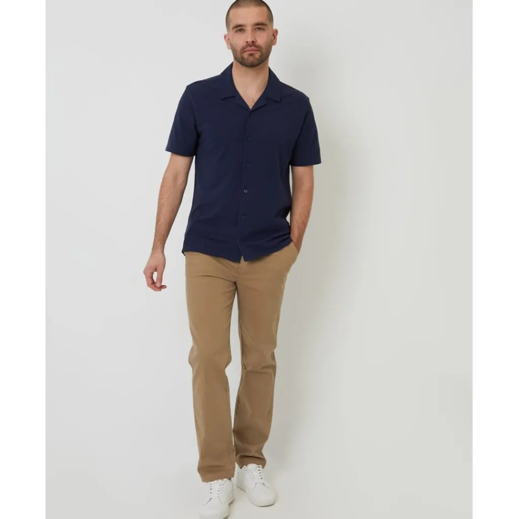 Shirts*Threadbare Sht Ss Kaylian in Blue