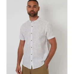 Shirts*Threadbare Sht Ss Papa in Beige