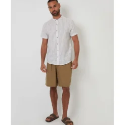 Shirts*Threadbare Sht Ss Papa in Beige