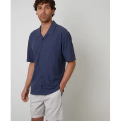 Shirts*Threadbare Sht Ss Selkirk in Blue