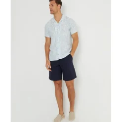 Shirts*Threadbare Ss Bank Shrt in Blue