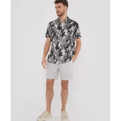 Shirts*Threadbare Ss Jngl Shrt in Black