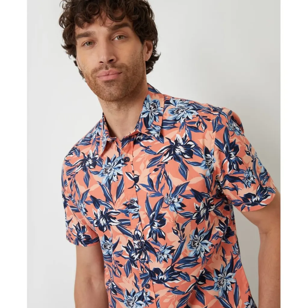 Shirts*Threadbare Ss Lthm Shrt in Pink