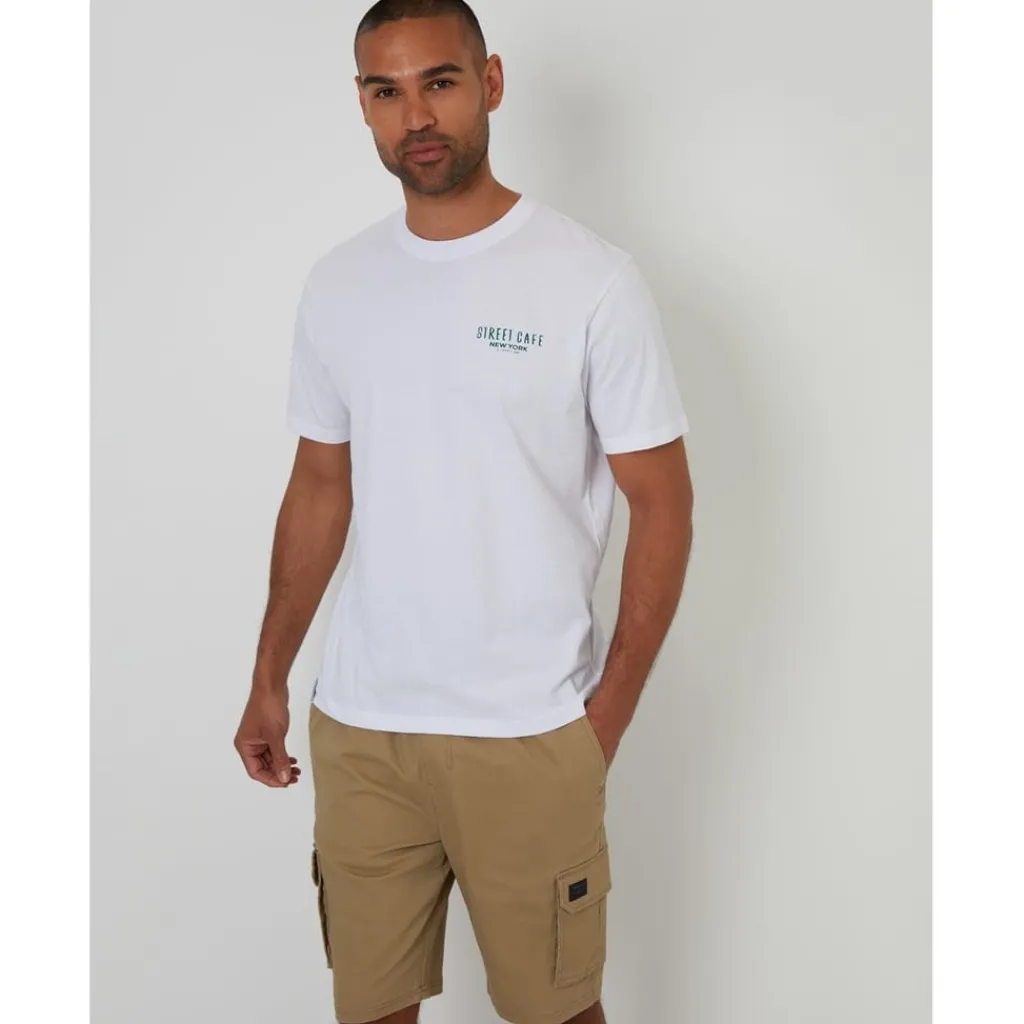 T-Shirts And Vests*Threadbare Tee Albany in White