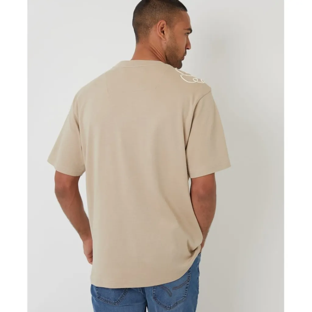 Knitwear*Threadbare Tee Anson in Neutral
