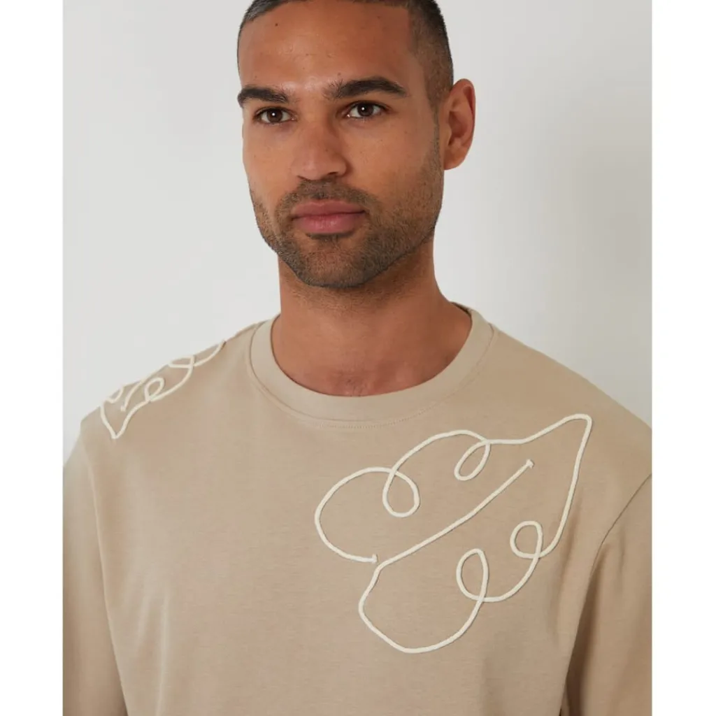 Knitwear*Threadbare Tee Anson in Neutral