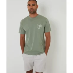T-Shirts And Vests*Threadbare Tee Rune in Green