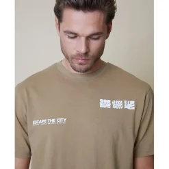 Knitwear*Threadbare Tee Scatter in Brown