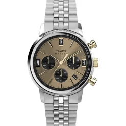 Jewellery-Watches*Timex Marlin Quartz Chrono in Silver