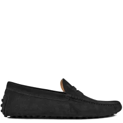 Shoes*Tods Gommino Suede Loafers in Black