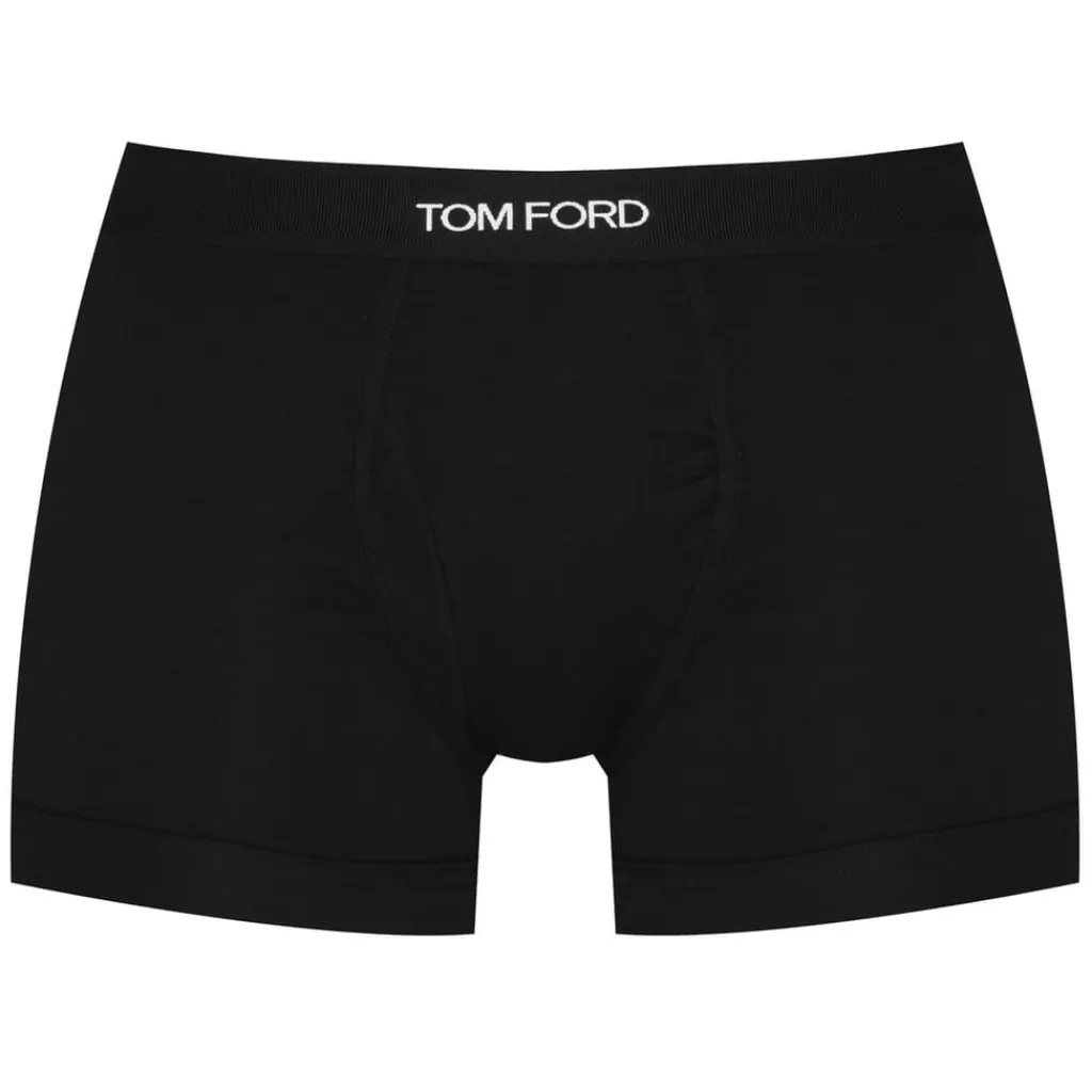 Underwear And Socks*Tom Ford Boxer Briefs 2 Pack in Black