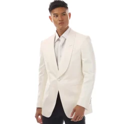 Formalwear*Tom Ford Evening Suit Jacket in White