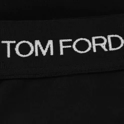 Underwear And Socks*Tom Ford Logo Boxer Briefs in Black