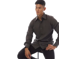 Formalwear*Tom Ford Long Sleeve Dress Shirt in Grey