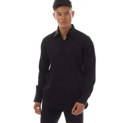 Formalwear*Tom Ford Long Sleeve Dress Shirt in Black