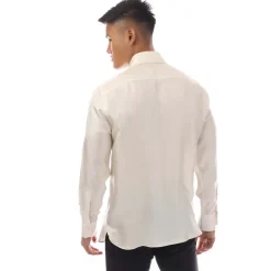 Formalwear*Tom Ford Long Sleeve Dress Shirt in Cream