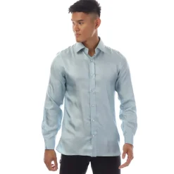 Formalwear*Tom Ford Long Sleeve Dress Shirt in Blue
